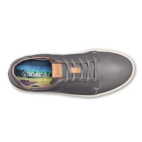 Image of OluKai Wailea Women's Golf Shoes, Spikeless Golf Shoes, Supple Full-Grain Leather & Contoured Footbed, Waterproof & Stain-Resistant