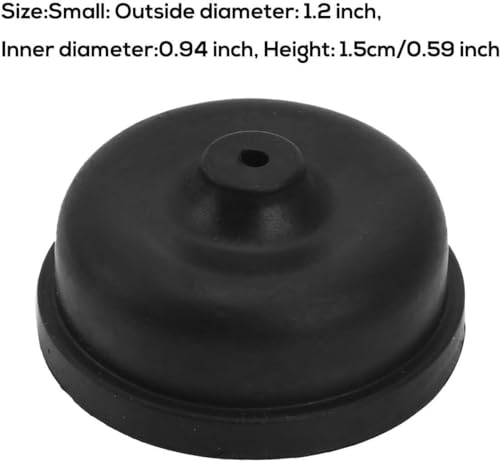 Image of 10 Pcs Black Aquarium Diaphragm Air Pump Accessories EPDM Rubber Oxygen Pump Replacement Parts for Aquarium Fishing Oxygen Pump,Aquarium Pumps Filters