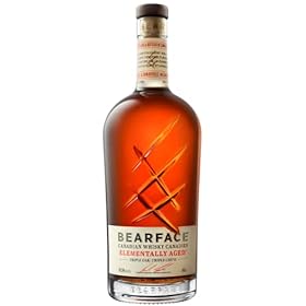 Bearface Elementally Aged Triple Oak Canadian Whisky, 42.5%, 70cl