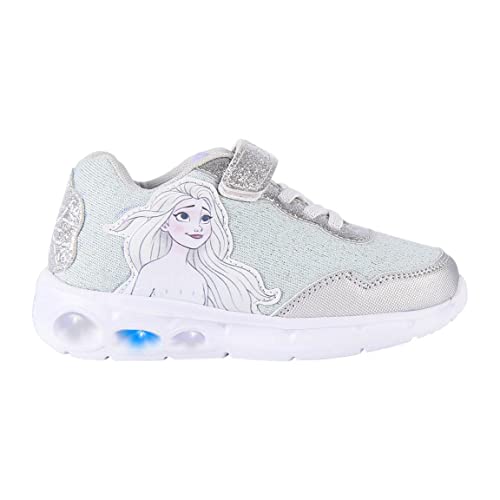 Baskets Reine des Neiges à lumières et embout renforcé fille