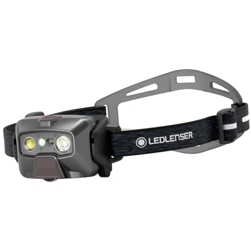 Ledlenser HF6R Signature Linterna Frontal Recargable LED 1000 Lúmenes | Iluminación RGB | Para Aventura y Exteriores | Impermeable IP68