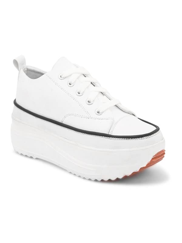 FASHION VICTIM 627 Womens White Sneaker - 7 UK (B0BY9NSSKK) Amazon Price History, Amazon Price Tracker