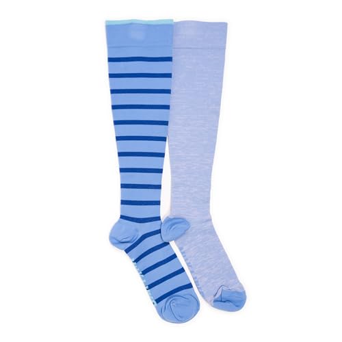 Image of MUK LUKS Women's 2 Pair Pack Nylon Compression Knee High Socks