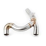 Moto Slip on Escape Link Pipe Decat Échappement Silencieux En tête Pour VFR 800 2002 2011 2012 2013 VFR800 VTEC RC46 / ABS Motocross
