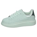 PRIME ZAPATOP F803 Zapatilla Plataforma Mujer Zapatillas Plata 40