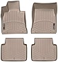 WeatherTech Custom Fit FloorLiner for G80 / Genesis - 1st & 2nd Row (Tan)