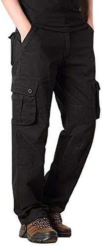 （04:30時点） [Hilarocky] カーゴパンツ メンズ ズボン ワークパンツ ゆったり 大きいサイズ 多機能 ロングパンツ 綿 無地
