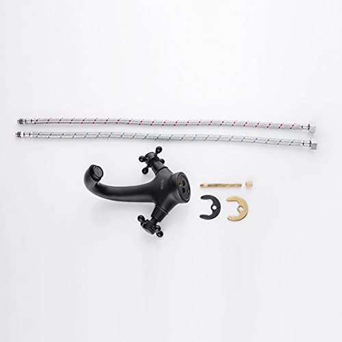 Robinet de cuisine noir double bec pour simplifier la vaisselle - 4
