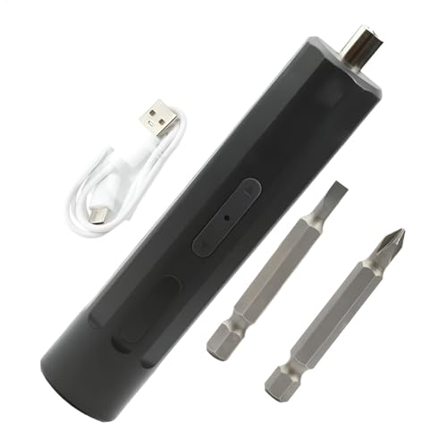 Tournevis électrique, tournevis sans fil rechargeable avec 2 embouts magnétiques,