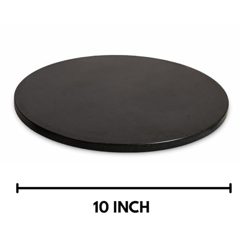 Image of Modern Decor Emporium Black Marble Chakla (10 Inch) | Roti Maker | Rolling Pin Board | Chapati Maker | Chakla | Kitchen Tools for Home & Kitchen | Finished Marble Roti Maker. (Black 10 INCH)