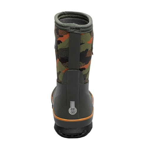 Image of BOGS Grasp Kids Waterproof Rain Boots, Insulated Winter Snow Boots