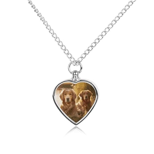 Collier urne funéraire girafe au coucher du soleil pour chat et chien