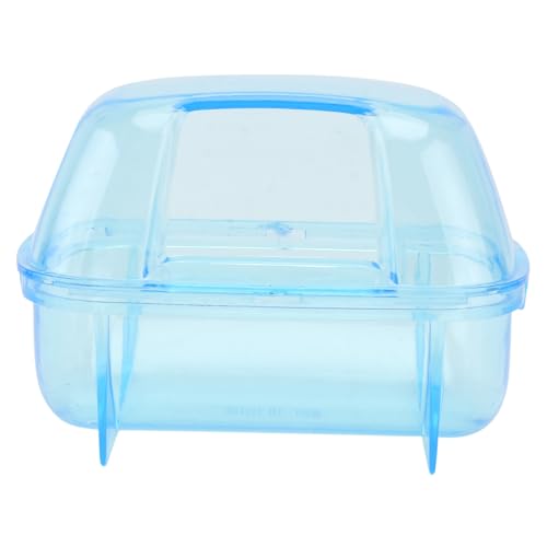 HYTROVE 1 Pc Baño De Hámster Armario Ratas Cerdo Tubos Orinal Inodoro Golosinas De Conejo Revestimientos De Jaulas De Cobayas Tazón De Agua para Perros Heno Juguete Lavable Bol El Plastico