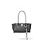 Silver-tone Hardware/Tonal Mk Signature Coated Twill/Black
