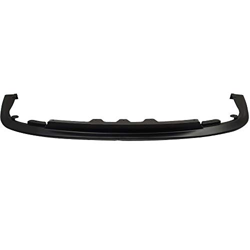 IKON MOTORSPORTS, Front Bumper Lip Compatible with 2004-2005 Subaru Impreza WRX STI, Air Dam Chin Spoiler Splitter STI Style PP Polypropylene Painted #15K 18L Graphite Black Mica/Java Black Pearl