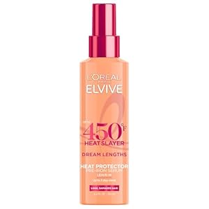 L’Oreal Paris Elvive Dream Lengths Heat Slayer Pre-Iron Spray Leave-In, 4.4 Ounce