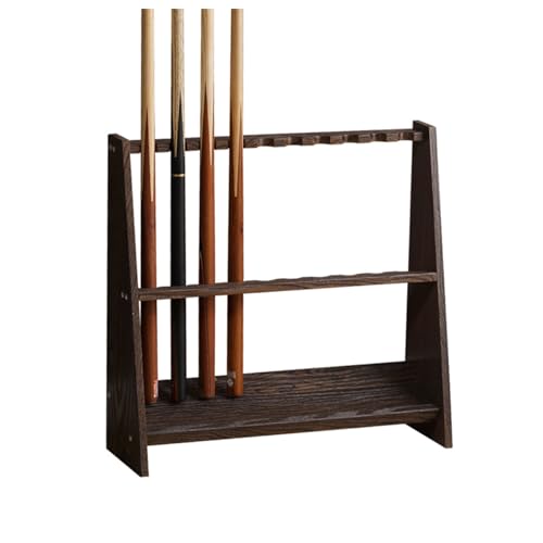 Supports de queue de billard en bois noble au design stable et élégant