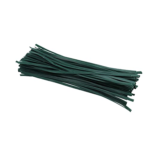 Safety 3 Garden Free Wire, 100 Pieces, Green, for Fixing Hedges and Posts, 0.2 x 7.9 inches (4 x 200 mm)