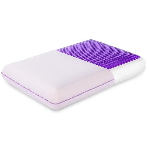 EGOHOME Cooling Gel Memory Foam Pillow - Reversible Cooling Cover