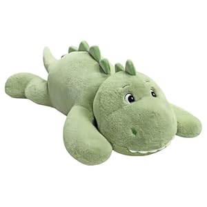 31 inch 5 lbs Dinosaur Weighted Stuffed Animals, Large Weighted Plush Animal, Cute Plush Toy Pillow, Soft Dino Plushie Gifts for Adults, Kids, Boys and Girls (Green)