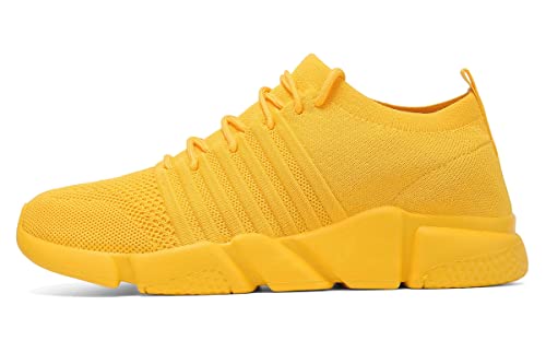 Image of GSLMOLN Mens Womens Fashion Sneakers Unisex Slip on Ultra-Sock Knit Soft Sole Breathable Lightweight Casual Walking Shoes