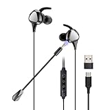 【2026新登場】ゲーミングイヤホン TTQT 有線 イヤホン マイク付き ゲーミングいやほん タイプC接続 ヘッドセット ワンタッチ3モード切替(ゲーム/音楽/標準) 3Dサラウンドステレオ 軽量携帯 簡単操作 人気モデル PS4・PS5・Switch・Xbox One・PC・スマートフォン・タブレット・ノートパソコン対応 リモートワークやオンライン会議、エンターテインメント、ゲームに最適