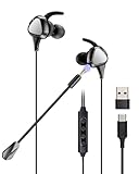 【2026新登場】ゲーミングイヤホン TTQT 有線 イヤホン マイク付き ゲーミングいやほん タイプC接続 ヘッドセット ワンタッチ3モード切替(ゲーム/音楽/標準) 3Dサラウンドステレオ 軽量携帯 簡単操作 人気モデル PS4・PS5・Switch・Xbox One・PC・スマートフォン・タブレット・ノートパソコン対応 リモートワークやオンライン会議、エンターテインメント、ゲームに最適