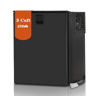 SMETA 12 Volt Refrigerator RV Refrigerator 12v Mini Fridge Truck Car Refrigerator Freightliner Cascadia Drivers DC 12V| 24V Compact Fridge Deep Freezers Camper Travel Camping RV Wheeler 3 cuft (85L)