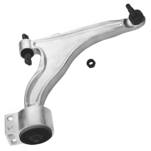 Image of Detroit Axle - 8pc Front End Kit for 2010 2011 2012 2013 2014 2015 2016 Cadillac SRX, 2 Lower Control Arms with Ball Joint 2 Sway Bar Links 4 Outer Inner Tie Rods Replacement