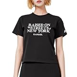 [カンゴール] Tシャツ 半袖 レディース トップス ショート丈 クルーネック 無地 綿100% カットソー 夏服 ブラック