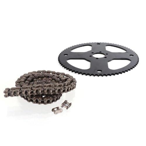 Kit chaine 35 et pignon 75 dents pour reparer votre mini moto 80cc