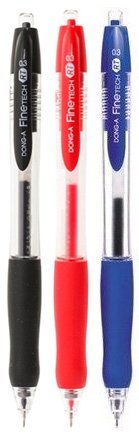 DONG-A Fine-Tech RT Kugelschreiber – 0,3 Mm, Schwarz, Einziehbar, Für Feine Linien
