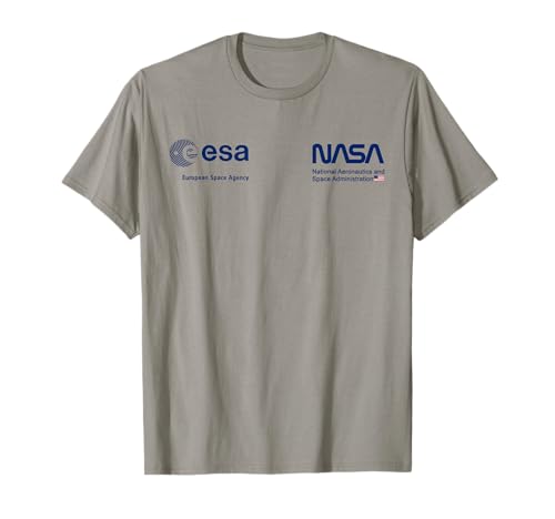 NASA Worm und ESA Logo berühmt und klassisch T-Shirt