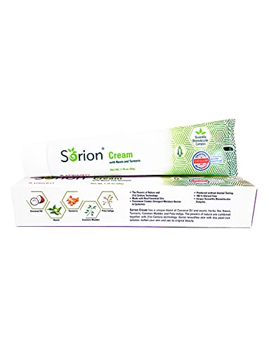 Sorion Cream for Comforting Dry Skin and Ayurveda Skin Care with Coconut Oil, Neem, Turmeric, Pala Indigo and Vitamin E - Image 4
