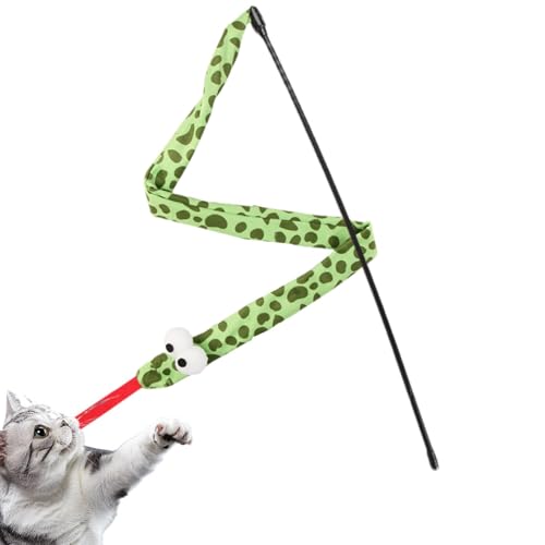 Juguete de varita de serpiente para gato, juguetes de de gatito, juguete de varita para gatos de interior, de juguete interactivo para gatitos, juguetes para gatos con sonido