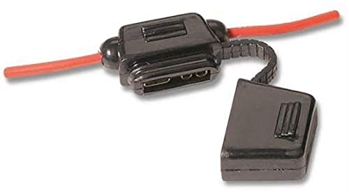 WirthCo 31820-7 12Awg ATO/ATC in-Line Fuse Holder W/Cover-30A Fuse Included-Each