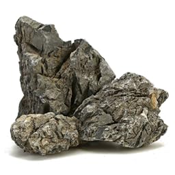 Hanicks Aquarium Stones Fish Tank Rocks Natural Decoration for Aquascaping (Seiryu Stone, 3KG) — image 1