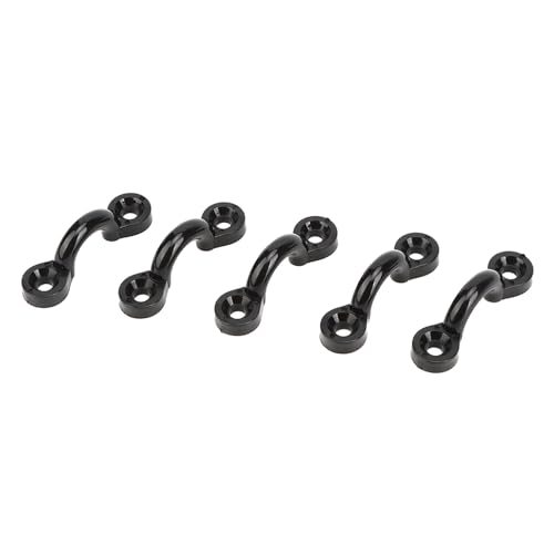 equlup Marine Plastic Cleats Accessory, 12PCS Plastic Compact Marine Dock Boat Cleats Outdoor Canoe Kayak Repairing Accessory for Hanging Rope Hook