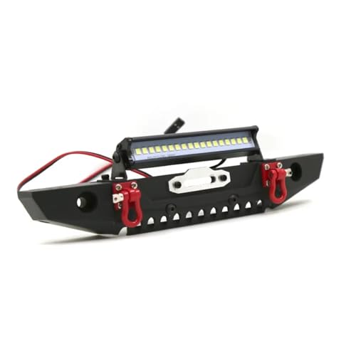 Parachoques delantero de metal 1/10 para coche RC Crawler Axial SCX10 90047 y TRX-4 Bronco 3