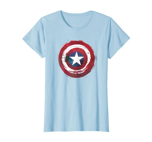 マーベル キャプテンアメリカ 塗装シールド Tシャツ