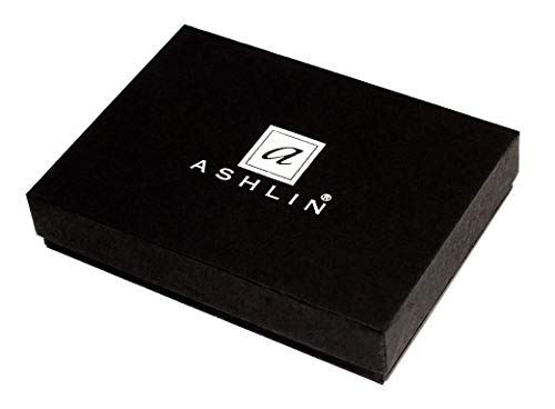 Ashlin® Rfid Blocking Leather Wallet Currency Compartment, 2 Pockets [Rfid5748-07-01] #TOP5