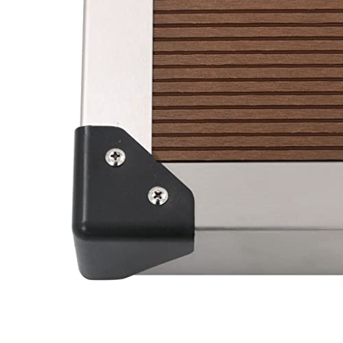 VidaXL Piatto Doccia da Esterni in Acciaio Inox