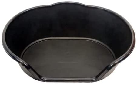 Vision4ever 1PCS EXTRA LARGE XL PLASTIC BLACK DOG/CAT/PET BED, BASKET