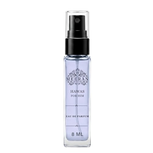 Image of Hawas for Him Style Fragrance Eau De Parfum (8ML) | Perfume for Men | Premium Pocket Perfume | Travel Size EDP Spray | Fresh Aquatic Daily Wear Fragrance