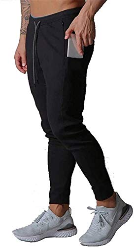 Preisvergleich Produktbild Lannister Sporthose Hosen Casual Herren Jogginghose Jogginghose Festlich Bekleidung Jogginghose Jogginghose Mode Kleidung Jogginghose (Color : Schwarz, One Size : 41-44.5)