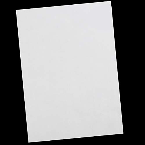 50 Pcs Carbon Transfer Paper Tracing Paper 11.7"×8.3" for Transfer Pattern on Wood, Paper, Canvas (White)