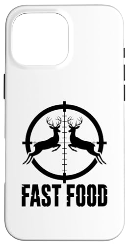 Fast Food Deer ing Crosshair Buck Humor X}zP[X iPhone 16 Pro Max p