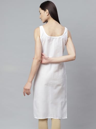 Image of Ada Womens Terivoile Cotton Suit Full Slip /Camisole (Pack of 2) A301831