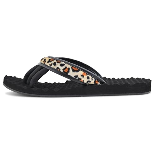 Image of Pedi Couture EVA Footbed Orthotic Pedicure Flip Flops for Women - Comfortable Arch Support Sandals Women's for Home, Salon, Yoga & Gym - Flip Flops with Built in Toe Separators for Nail Drying