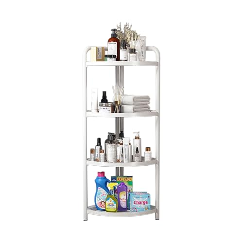 Xozilo �R�[�i�[���b�N 5�i �܂肽���� �O�p�I ��` �X���� ���Ԏ��[ �ȃX�y�[�X ��e�� �g���s�v �h�� �T�r�h�~ ���؂� �V�����[���b�N �o�X���[���V�F���t ����/�g�C��/�L�b�`��/���ʏ��p �S�[���h ����128cm ���a30cm (�y����10